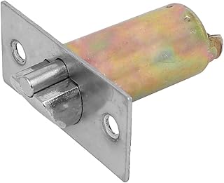 IIVVERR Bathroom Bedroom Safety Security Spring Loaded Door Deadbolt Latch Backset 2-3/4 Inch (Cuarto de baño Seguridad de seguridad Muelle Puerta cargada cerradur de seguridad Pestillo Conjunto 2-3/4