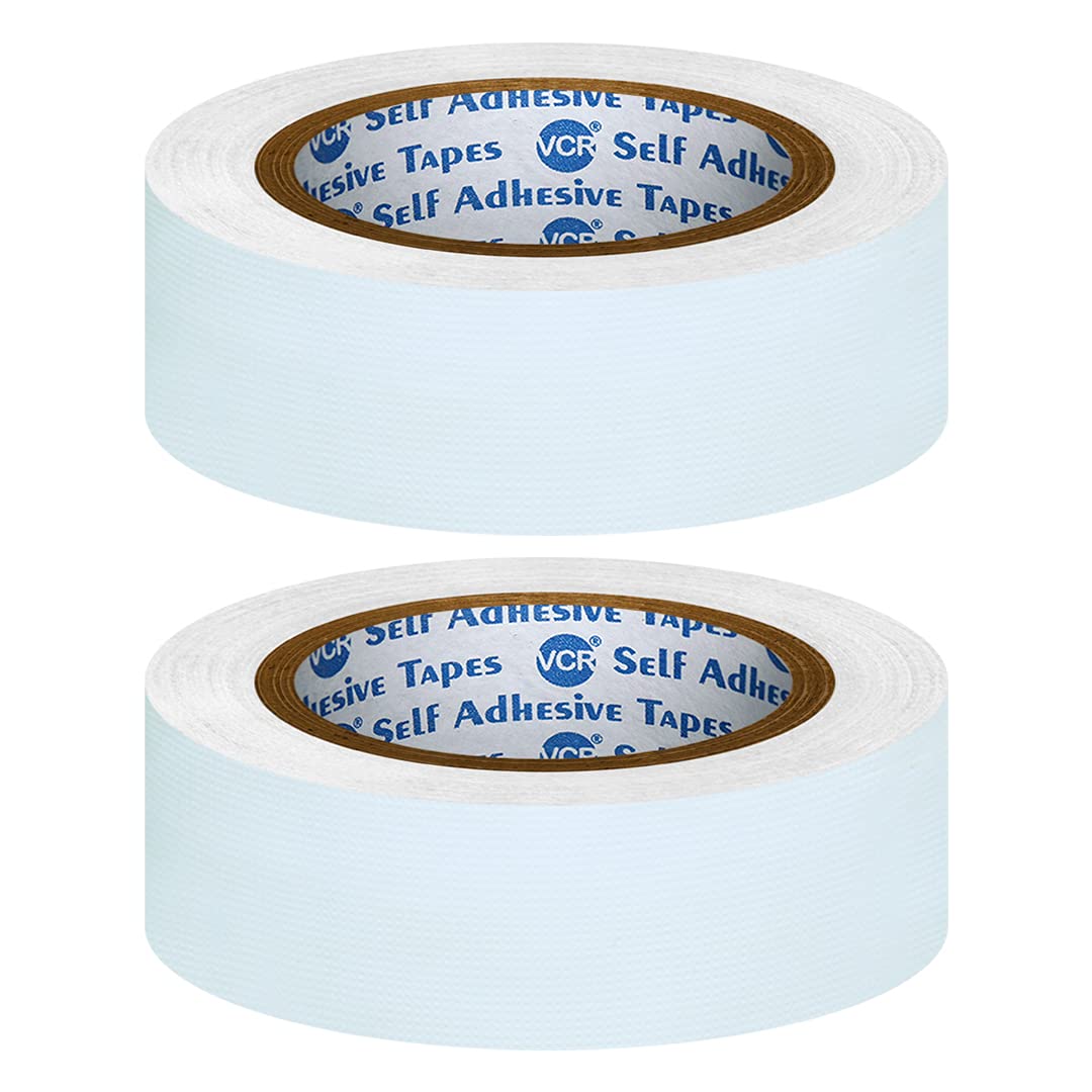 VCR White Duct Tape - 18 Meters in Length 24mm / 1" Width - 2 Rolls Per Pack - Strong Book Binding Tape - Waterproof Heavy Duty Duct Tape (B07ST1H7PR) Amazon Price History, Amazon Price Tracker