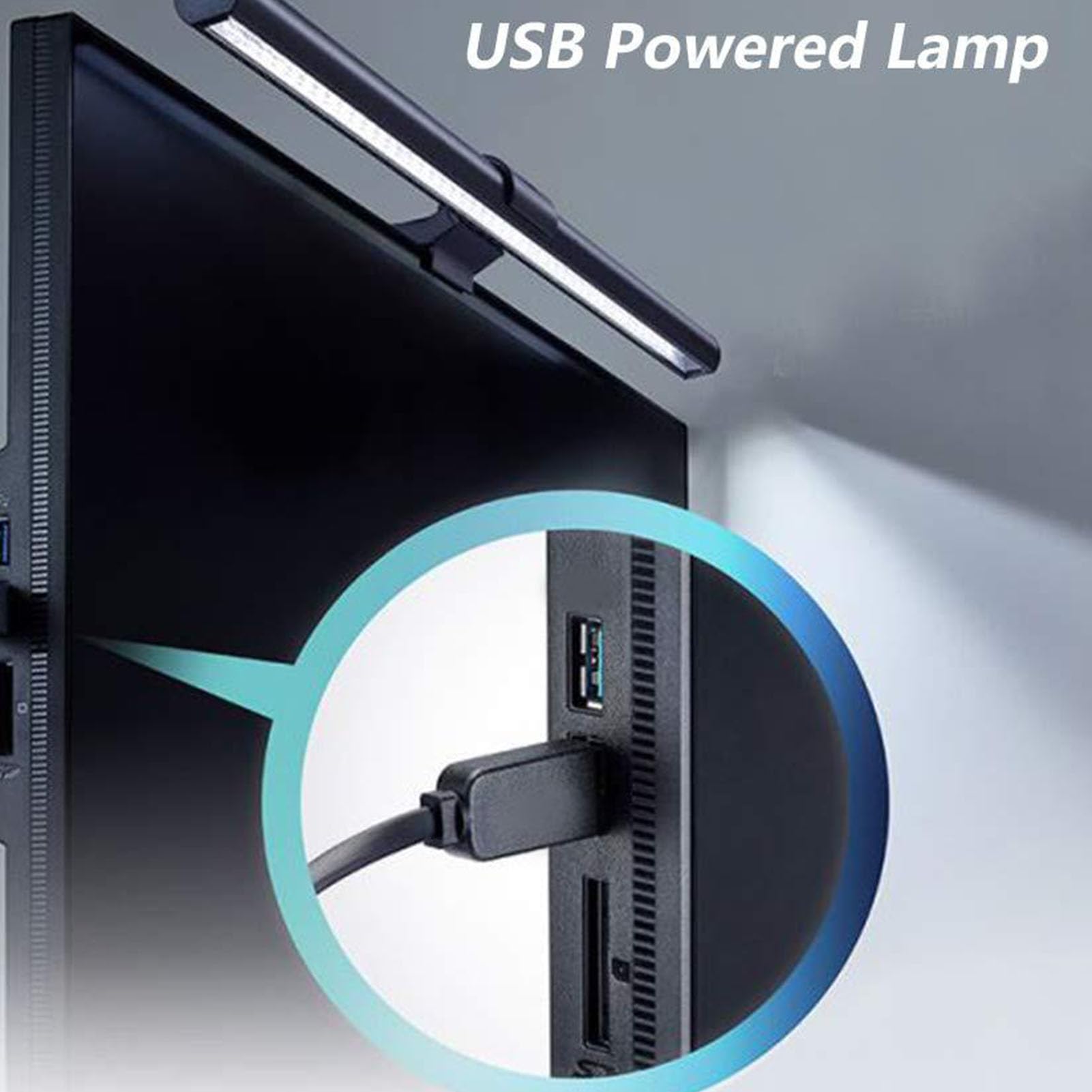 Barre Lumineuse pour écran, Lampe USB pour Ordinateur, 3 (1