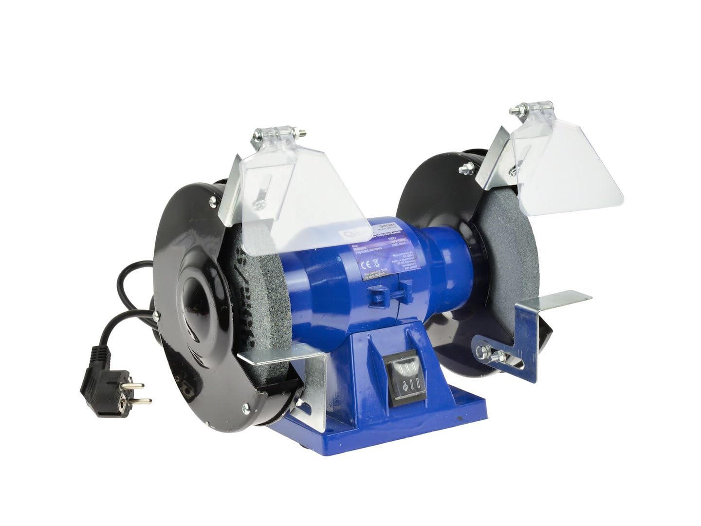 BSD Smerigliatrice da Banco Doppio Disco 150 mm - Levigatrice Professionale per Lucidatura e Finitura, Potenza 150W, Corpo in Alluminio, Design Compatto