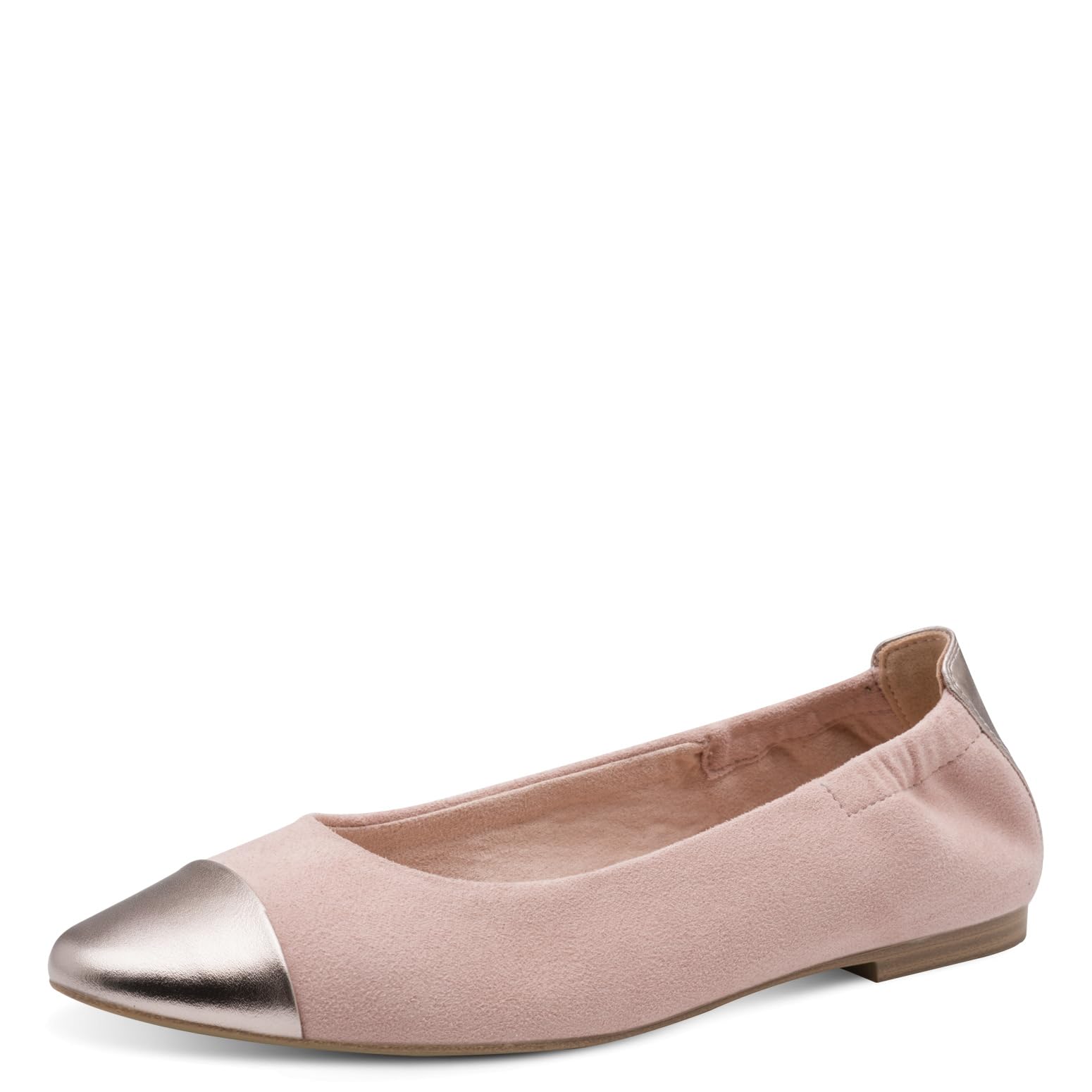 Marco Tozzi Women Ballerinas Soft Feel Me Footbed Soft Lining Pointed, Pink (Rose Comb), 6 UK