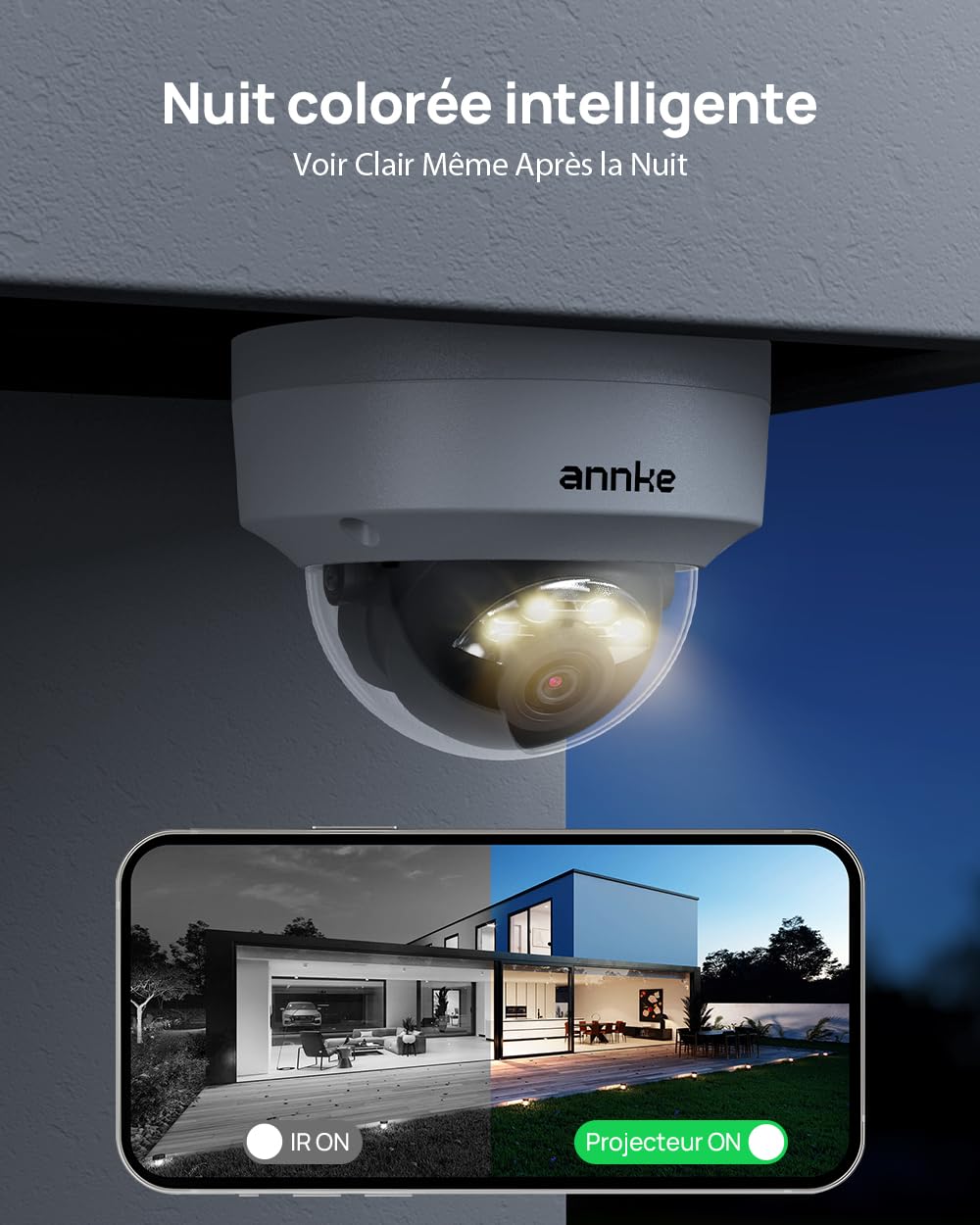 ANNKE Kit de Vidéosurveillance PoE 4K, NVR 16 Canaux avec HDD 4To