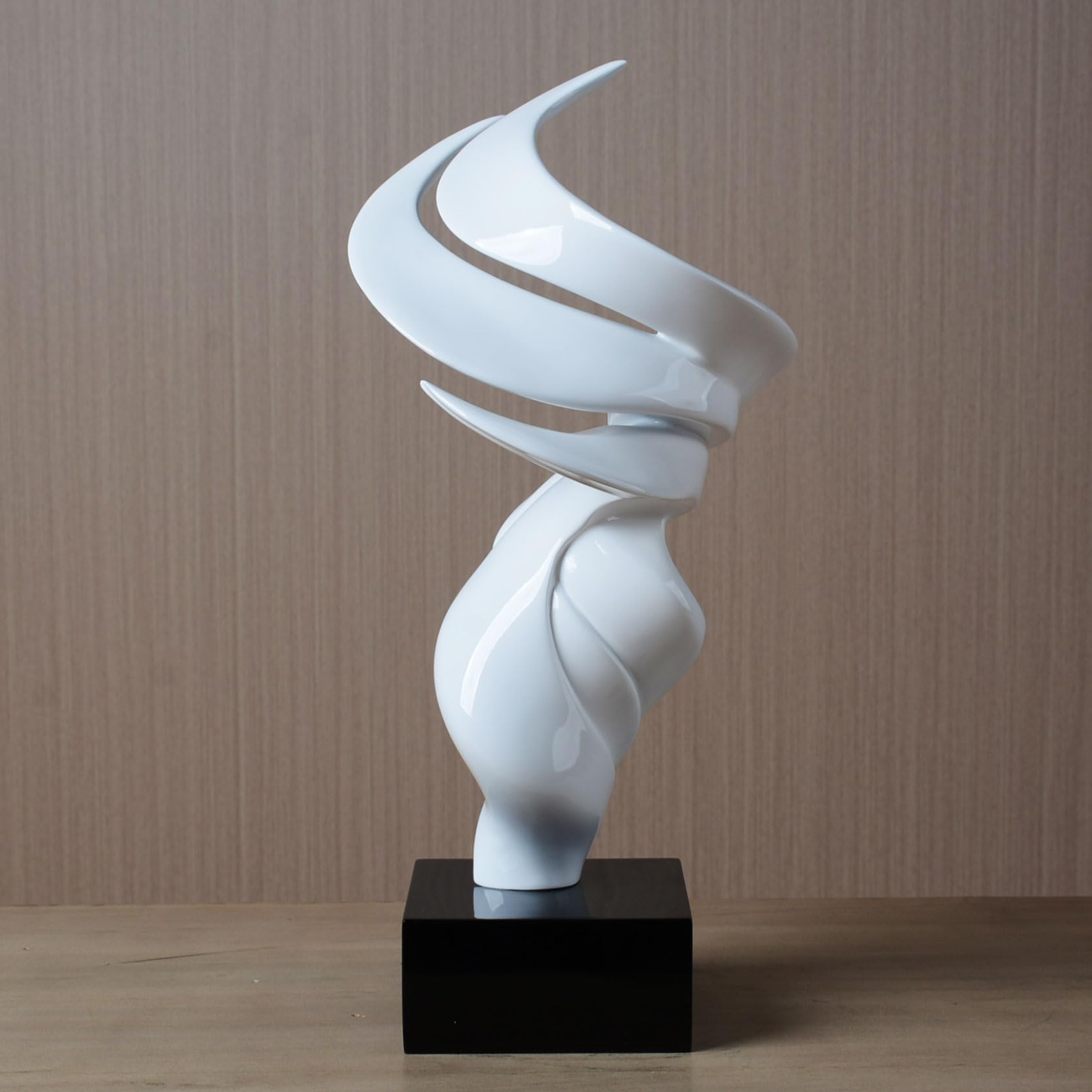 HAUCOZE Modern Skulptur Dekor Moderne Kunst Geschenk Abstrakte Statue Figur Heim Dekoration für Wohnzimmer Schreibtisch Regal 41cm