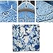 DENEST Deck Flooring Decking Boat Flooring EVA Foam Faux Teak Seadek Marine Carpet Flooring Boat Carpeting 94.5''X35.4''X0.24'' Sea Deck Boat Flooring Non-Slip Mats for Yacht - Blue Camouflage