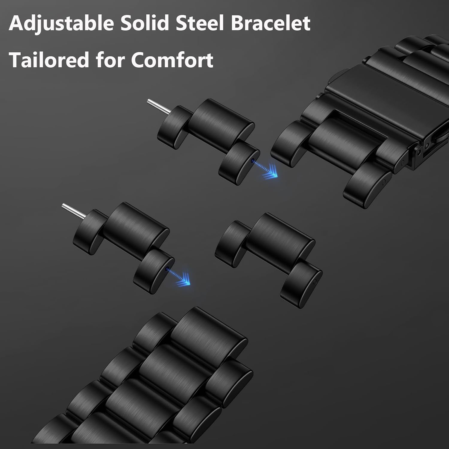 22mm Band Compatible with IDW13 IDW16 IDW19 IDW25 IDW26,Quick Release Stainless Steel Straps For Men Women