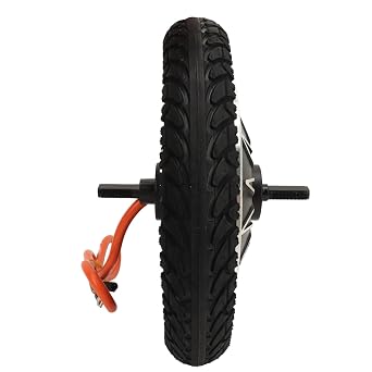 Brilluxa Hub Motor Wheel, 12 Inch Brushless Disc Brake Hub Motor with Vacuum Tire, 48V 72V 5000W Electric Wheel Drive Motor for Electric Bike Scooter Rear Wheel Replacement
