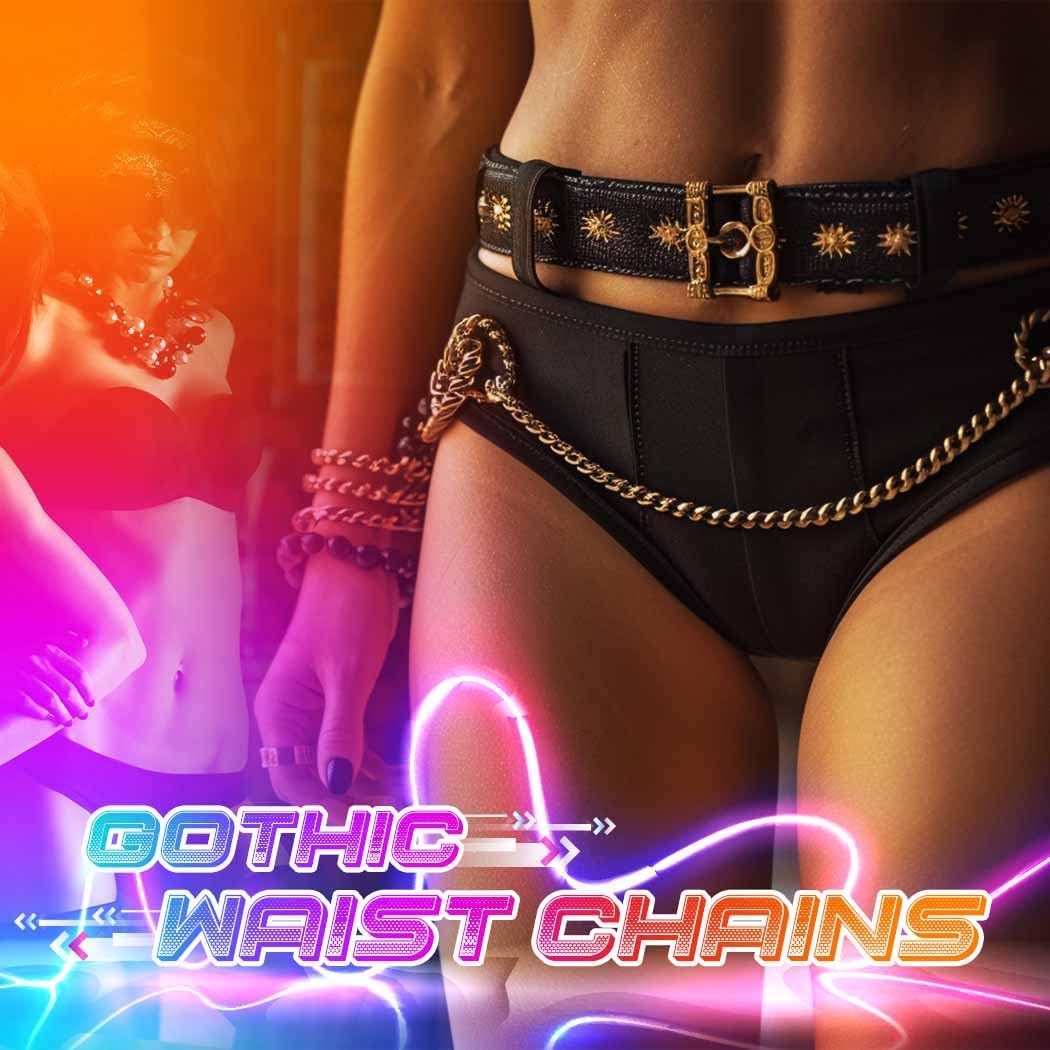 CLOACE Punk Waist Chain Belt Leather Layered Heart Body Chains Gothic Body Accessories for Women - Image 7