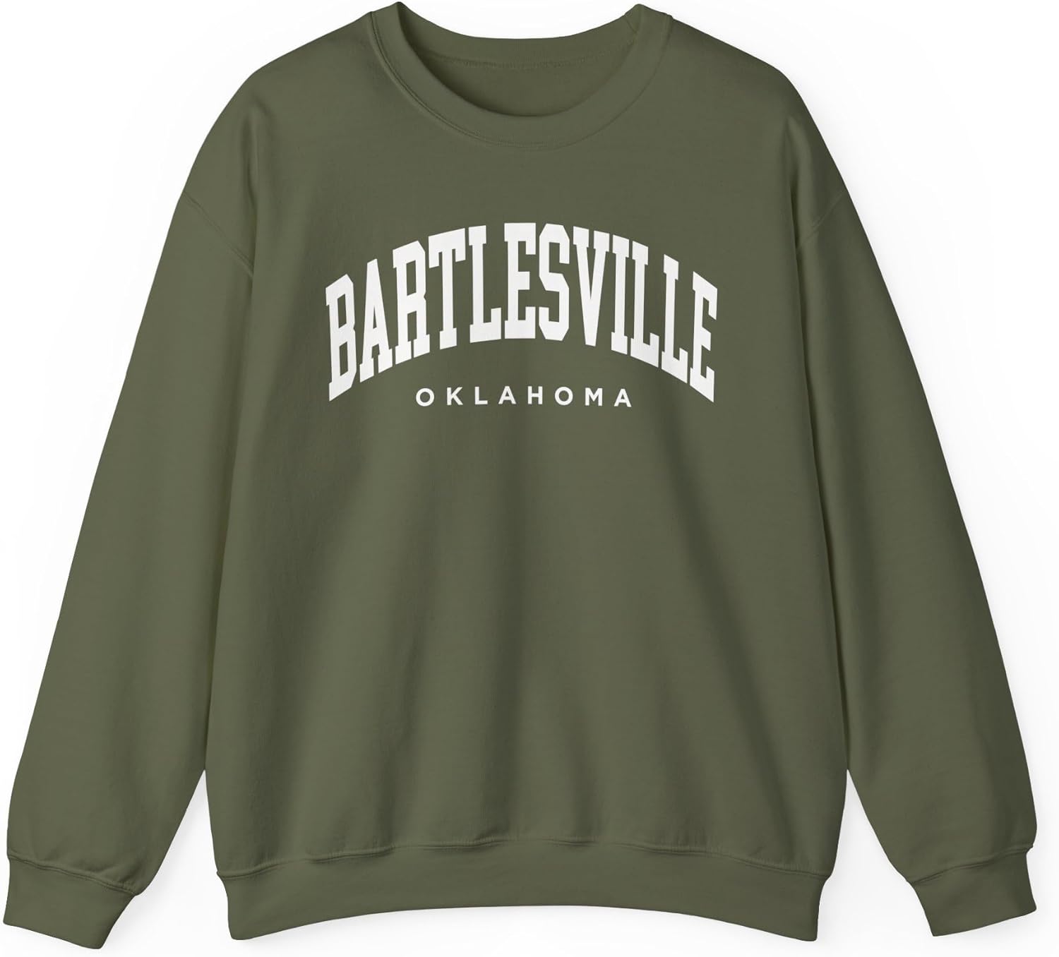 Bartlesville Oklahoma Adult Unisex Crewneck Sweatshirt