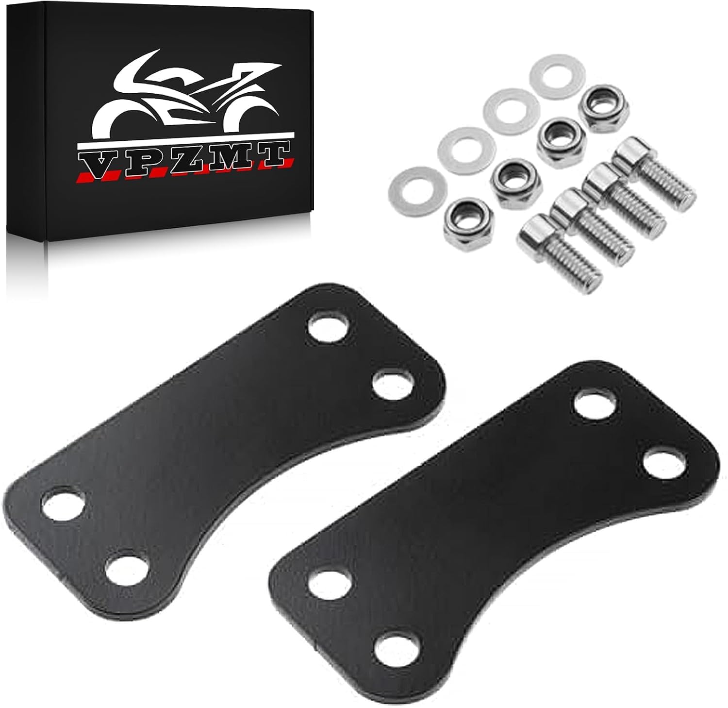 Front 21'' Wheel Fender Risers Lift Brackets Adapter Set for Harley