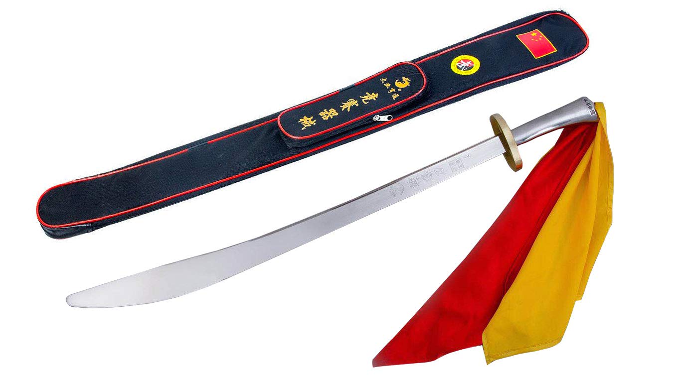 DaYe Wushu Competition Broadsword Dao with Light Weight Soft Blade and Stainless Handle