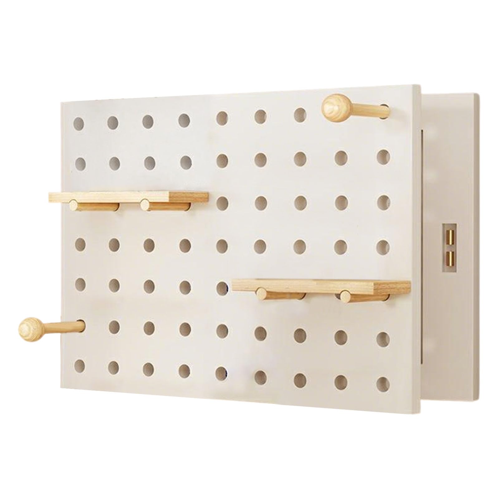 Cuadro para Tapar Cuadro Electrico con Estantes, Revestimiento Cuadro Eléctrico Madera, Cubiertas de Medidor Eléctrico Montadas en La Pared, Cubierta del Panel de Disyuntor Horizontal A 50x40cm