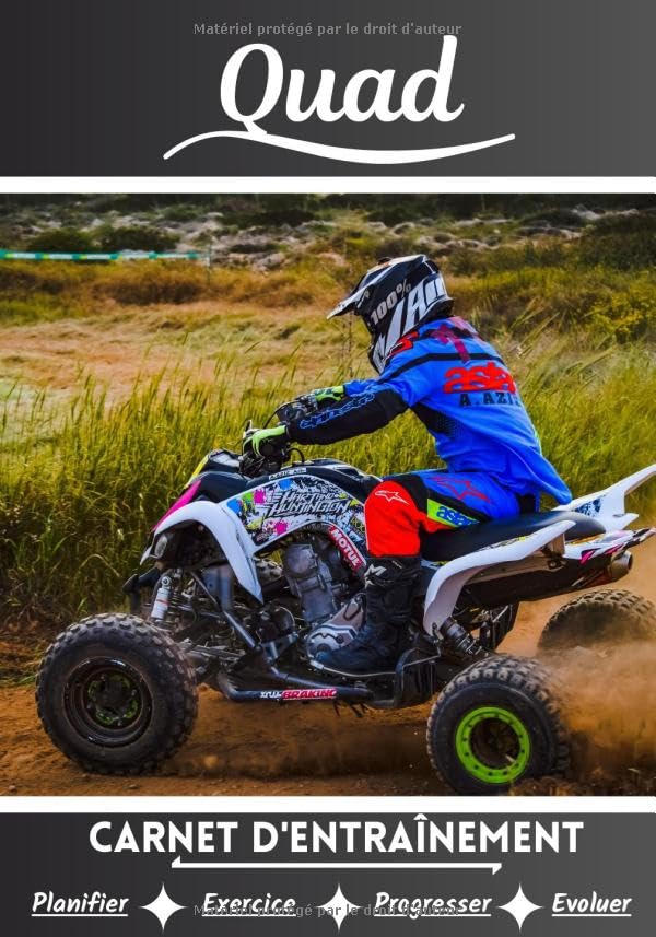Carnet d'Entraînement Quad pour Progresser en Sport