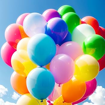 カラフルバルーン詰め合わせ Amazon | 18インチバルーン 90個パック – 15種類アソートカラー
