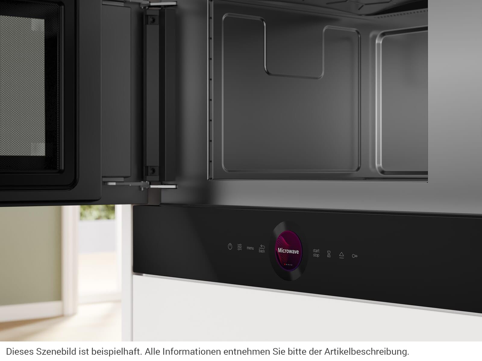 Bosch BFL7221B1 Einbau-Mikrowelle schwarz Mikrowelle Einbaugerät
