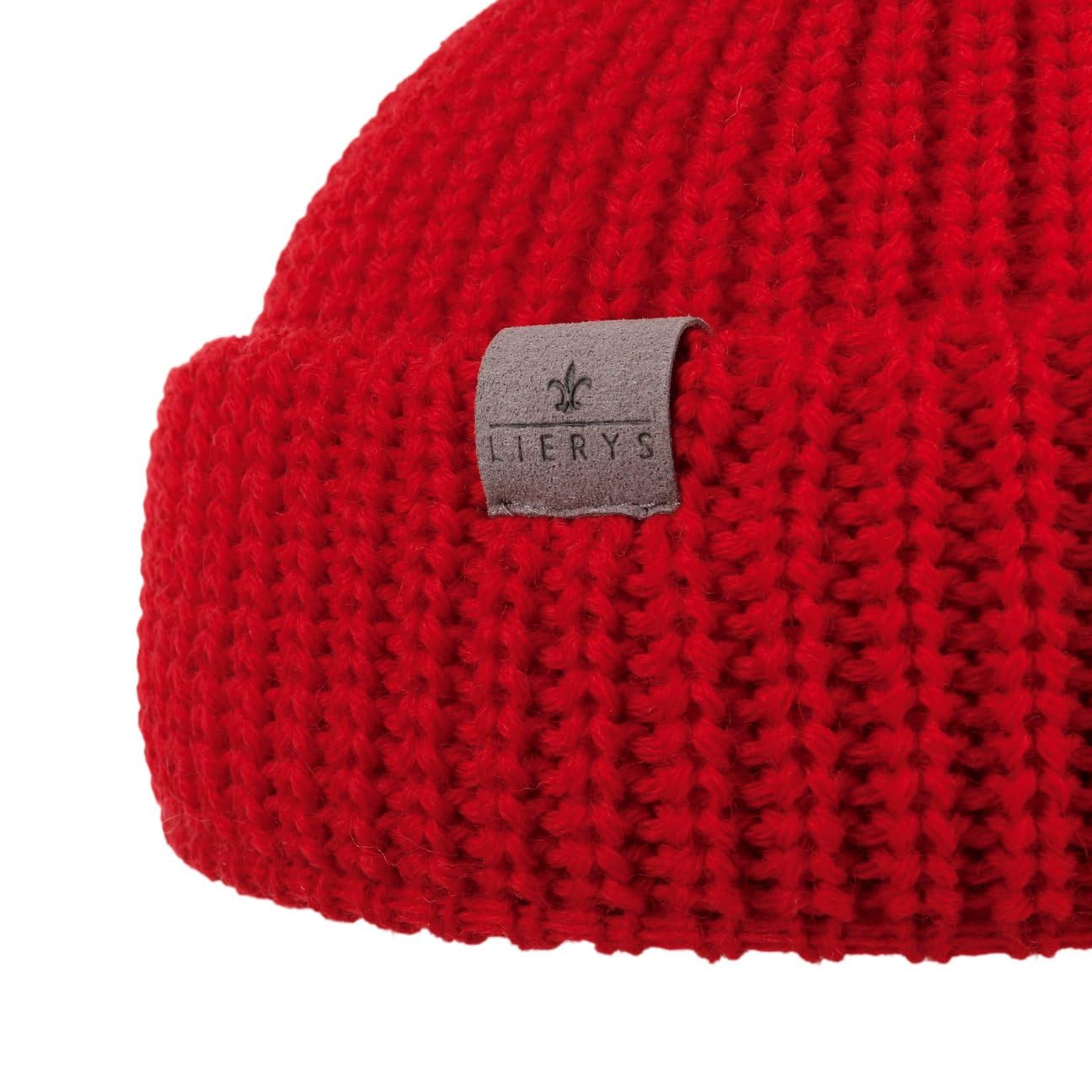 Lierys Costa Dockermütze Strick Bonnet Docker 100% Laine Vierge Made in Germany Unisexe Automne Hiver