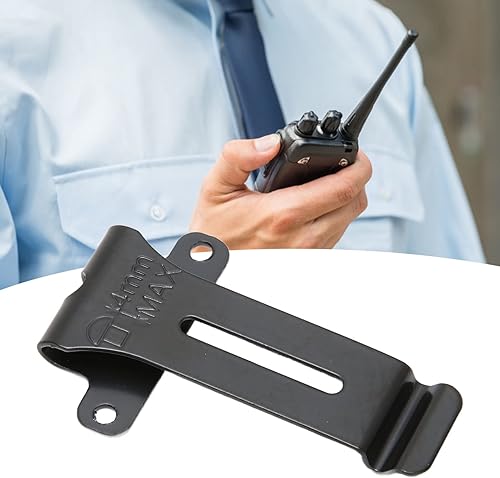 Miniatura 5 de Diyeeni Walkie Talkie Clip de cinturón, clip de cinturón de radio bidireccional compatible con Kenwood TK 208 TK 308 TH 22AT TH 42AT TK2118 TK3118,