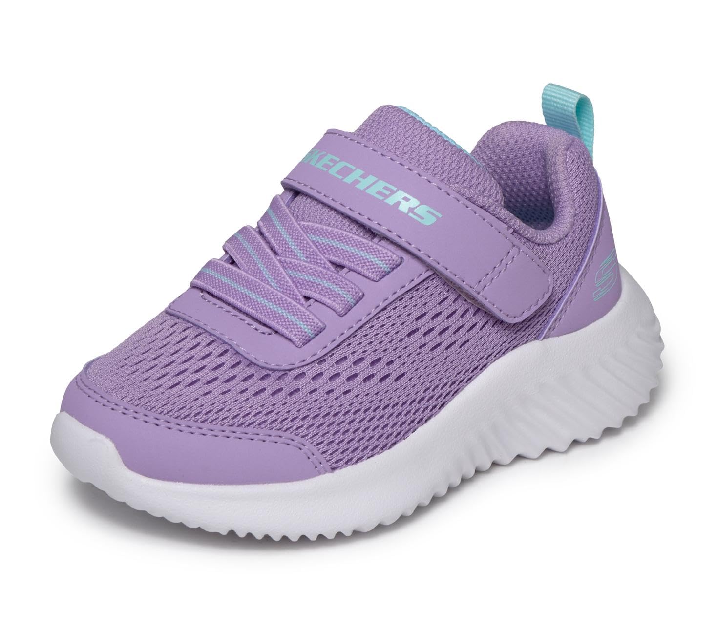 Skechers Baby Girl's Bounder Sneakers, Purple, 7 UK Child