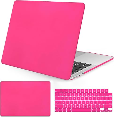 Seorsok Funda compatible con MacBook Air de 15 pulgadas 2023 2024 versión A2941 M2 y M3 A3114 Touch ID, funda rígida de plástico ultra fina para