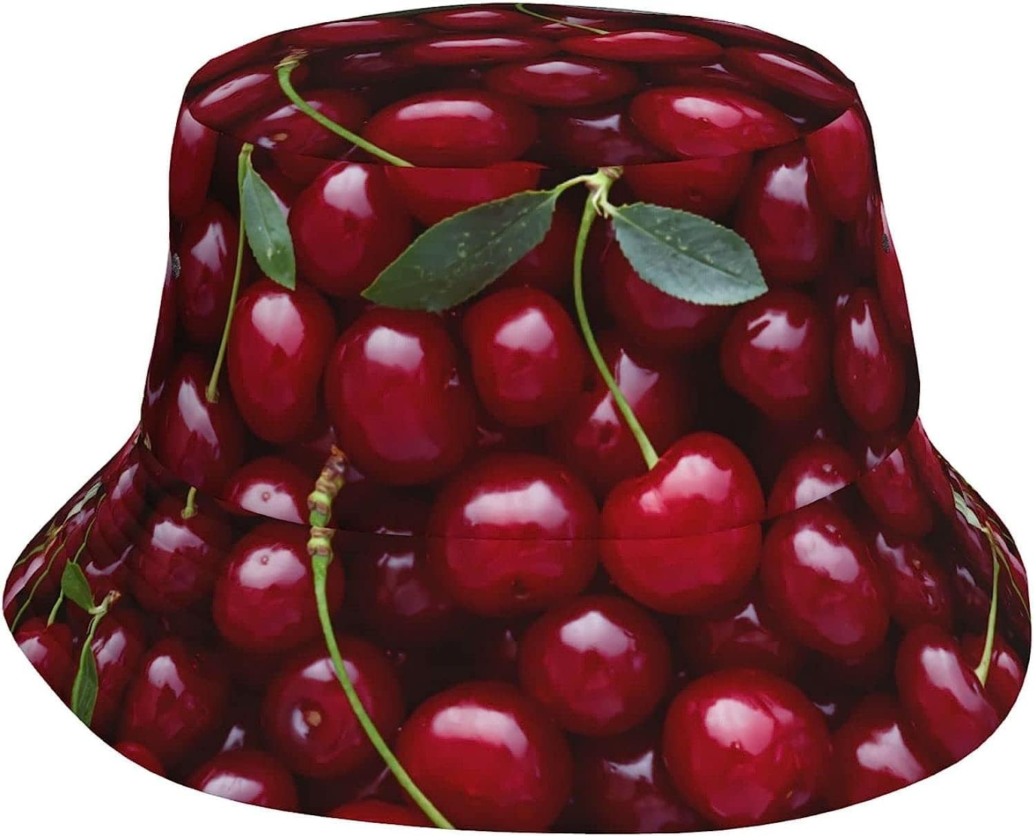 Générique Chapeau Motif Alimentaire Pour Femmes Hommes, Chapeaux Seau Drôles été Pêcheur Casquette Voyage Chapeau De Plage Pliable Chapeau De Soleil Pour Adultes Adolescents
