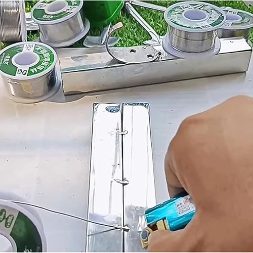 Miniatura 5 de Alambre de soldadura de aluminio para encendedor de acero inoxidable, nuevo alambre de soldadura a baja temperatura, alambre de soldadura de bajo