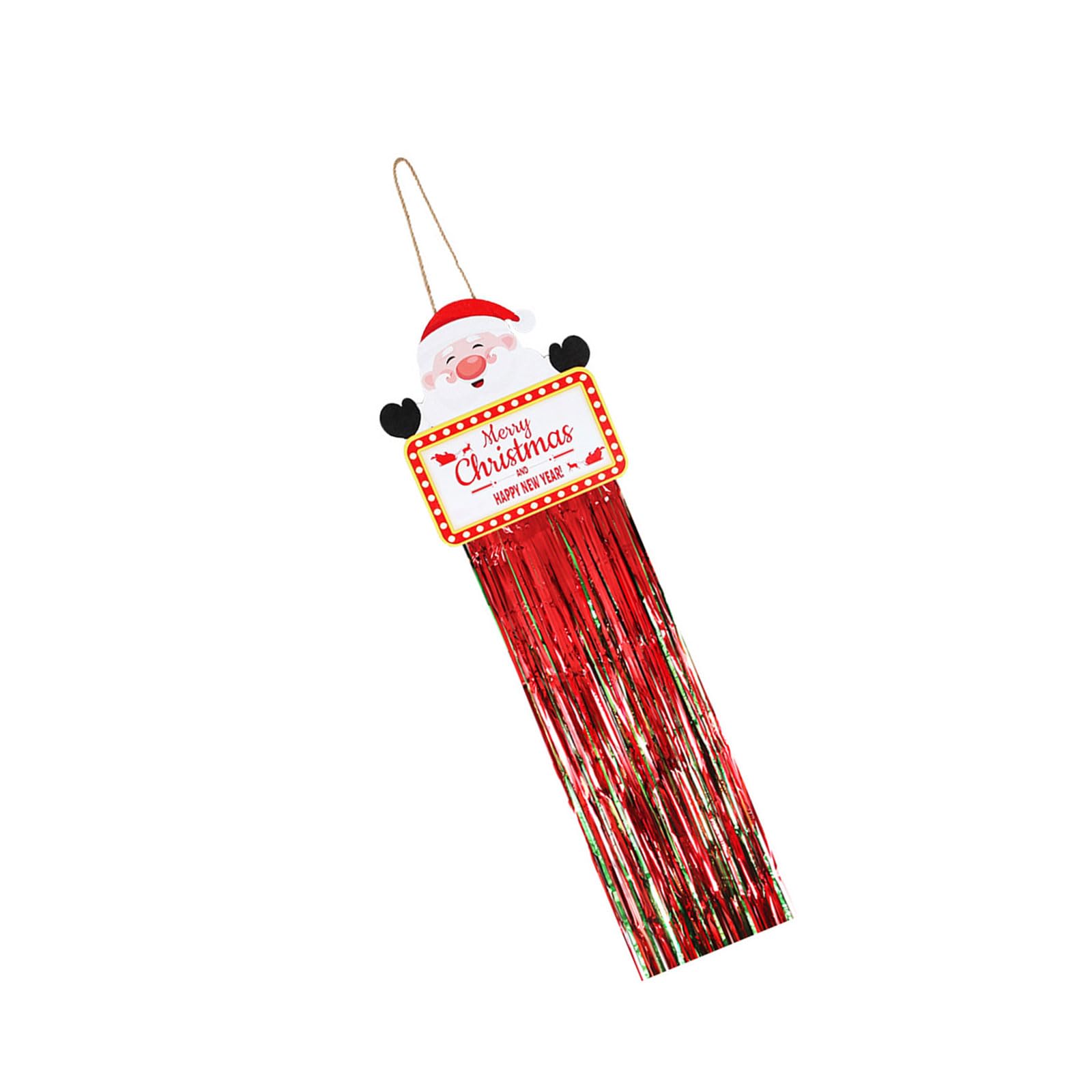 Msioytog D Ecorative Woo Tassels Oor Sign, For Christmas Oor Ecoration Santa Hanging Ecoration Tassels Hangers Santa Hanging