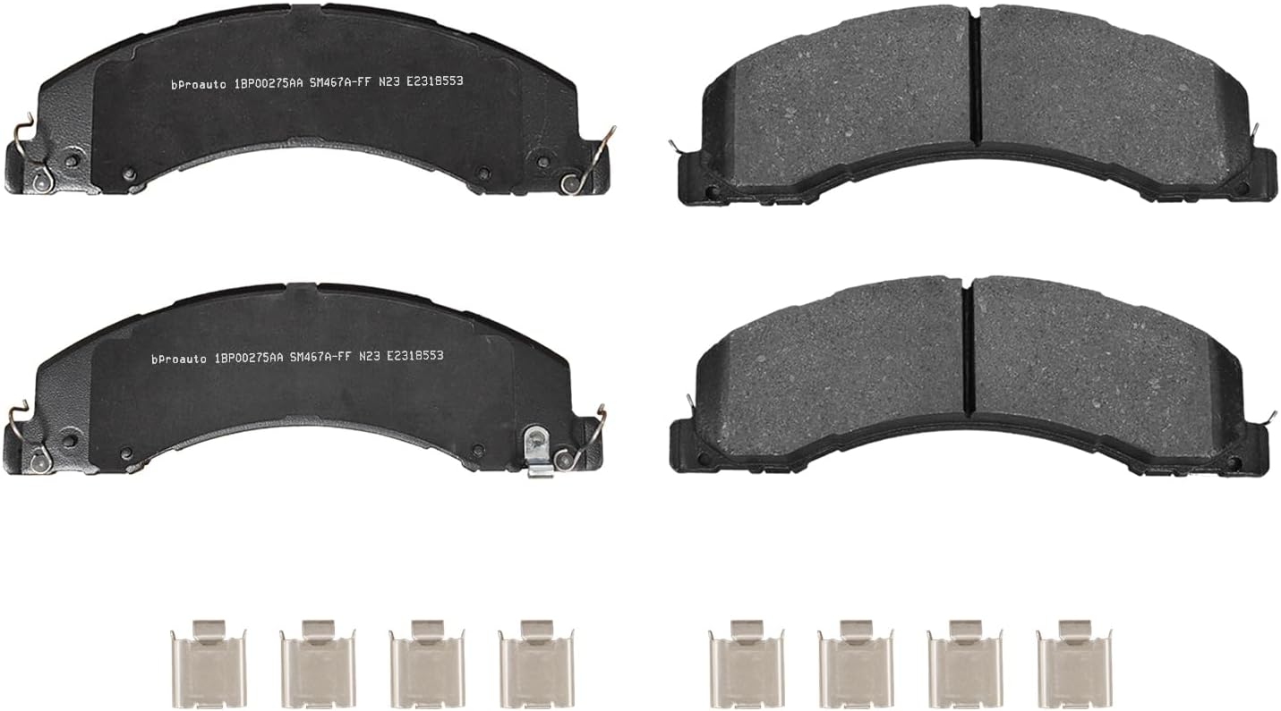 1BP00275AA Front Disc Brake Pad Set compatible with Dodge Ram 4500 2010-2008, Ram 5500 2010-2008, Ram 4500 2022-2011, 5500 2022-2011