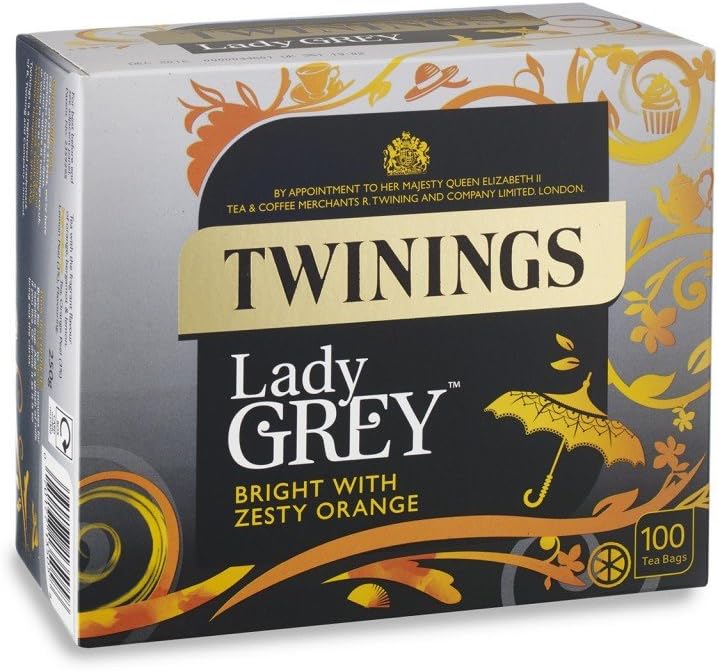 Twinings Lady Grey Teabags 100 250g