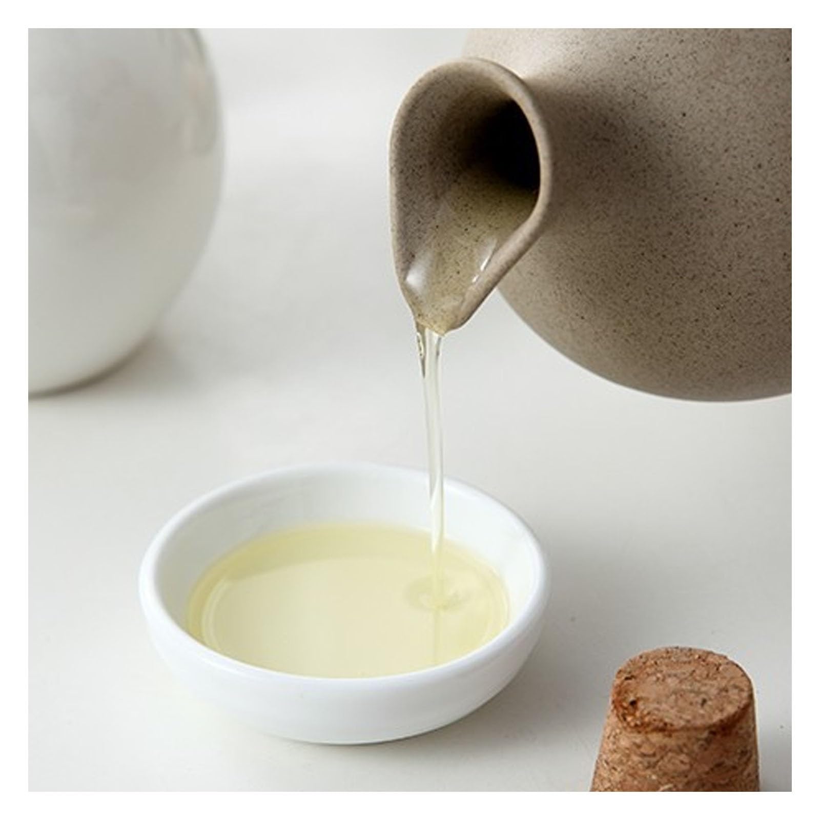 Juego de botellas dispensadoras de aceite de cerámica, 2 tarros de vinagre y especias, dispensador de condimentos perfecto para almacenamiento de salsas, vinagre y jarabes de café
