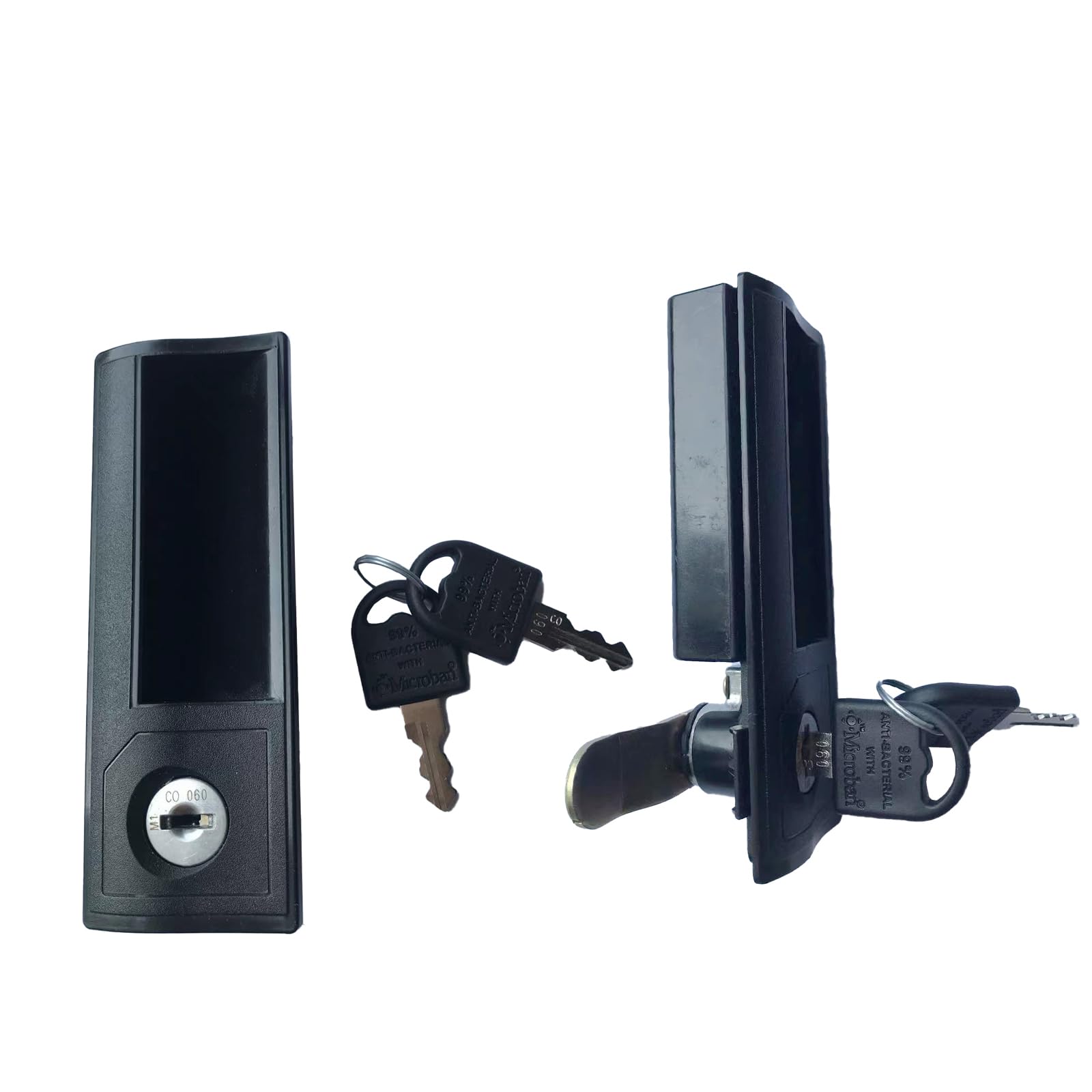 Mecolor Locker Replacement Locks, Handle Lock (Black)