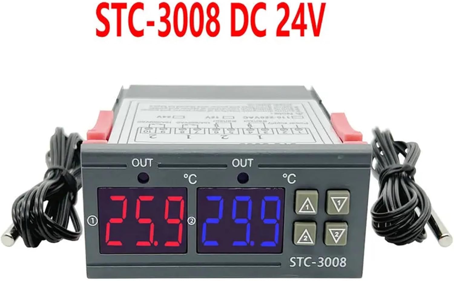 STC-3008 DC 24V model with two probes