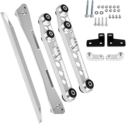 Miniatura 2 de Qiilu Kit de barra de amarre de brazo de control inferior trasero compatible con EG 1992-1995