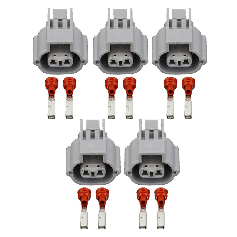 Connecteur Faisceau Câble Auto 2 Broches - DJ7024YA-2-21 - Prises Femelles - Lot De 5 Sets