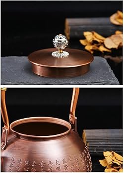 Amazon｜Lake key 銅びん レトロ ミニ 銅 やかん 手作り 純銅製 便携