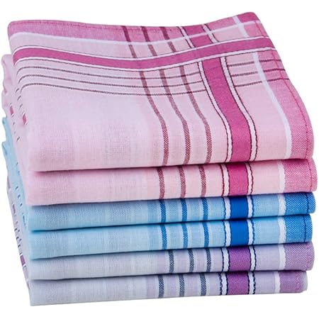 Tobeni 10 Herren-Stofftaschentücher Aus 100% Gekämmter Baumwolle - Klassisch & Stylisch