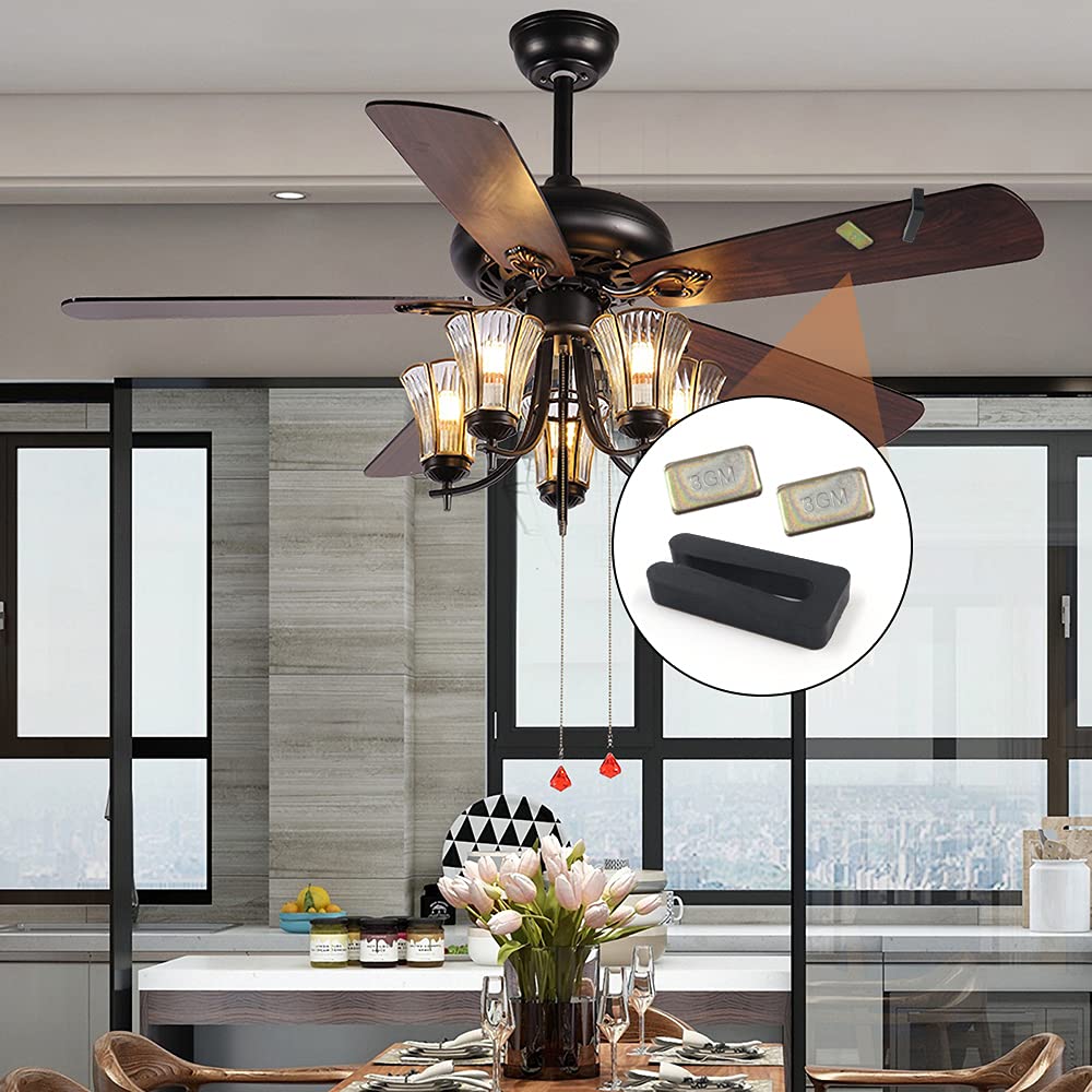 6 Set Di Kit Bilanciamento Della Pala Del Ventilatore Da Soffitto Il Peso Include 5G Nel Metallo Autoadesivo E 3g 87936258