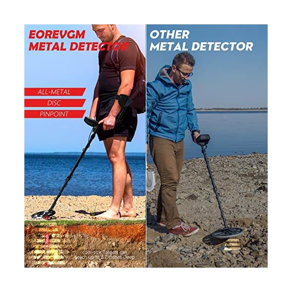 Metal Detectors for Adults, IP68 Waterproof Metal Detector, High