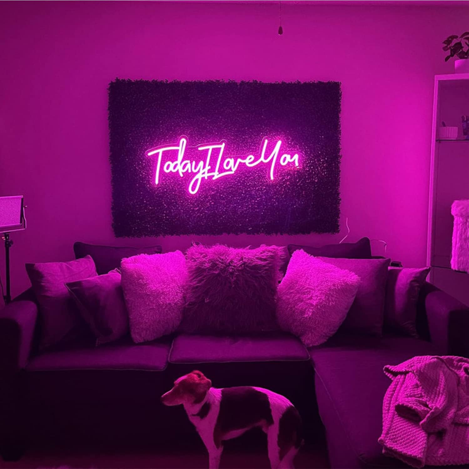 Custom Neon Signs for Bedroom Home Decor, Personalized Large LED Neon Light Sign for Wedding Party, Wall Art, Birthday Room Shop Logo Bar Name Neon Lights (10 Inches, 2 Line Text)
