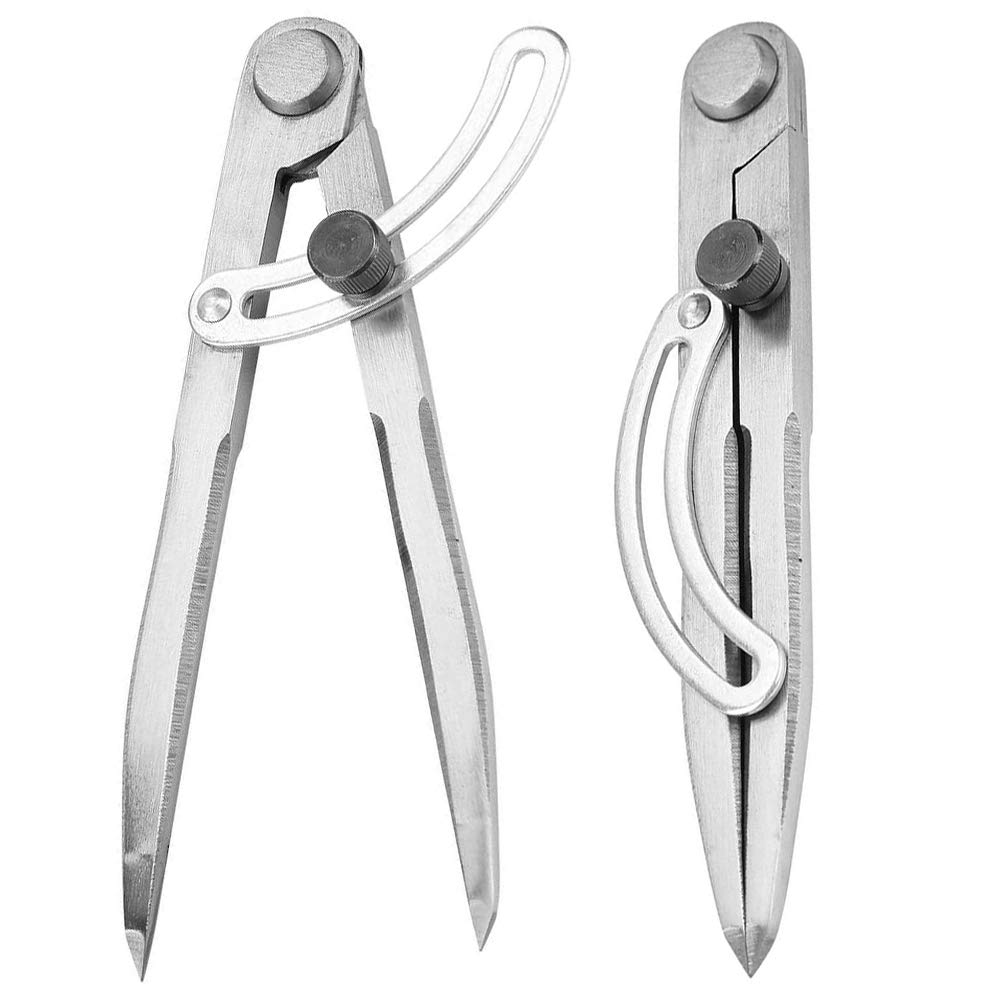 Compasso Regolabile In Acciaio - 20.3 Cm, Per Legno E Pelle - Foto 4