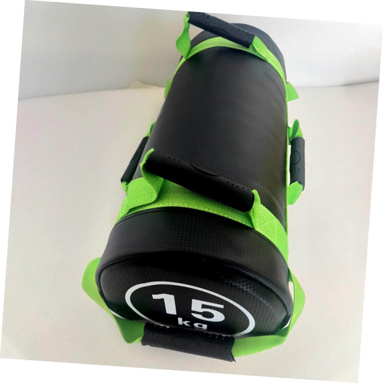 Trainingssandsack Fitness Krafttrainingstasche aus PVC und Stoff Grün für Krafttraining und Fitness mit Hoher Formbeständigkeit und Kraftsteigerung im Sport