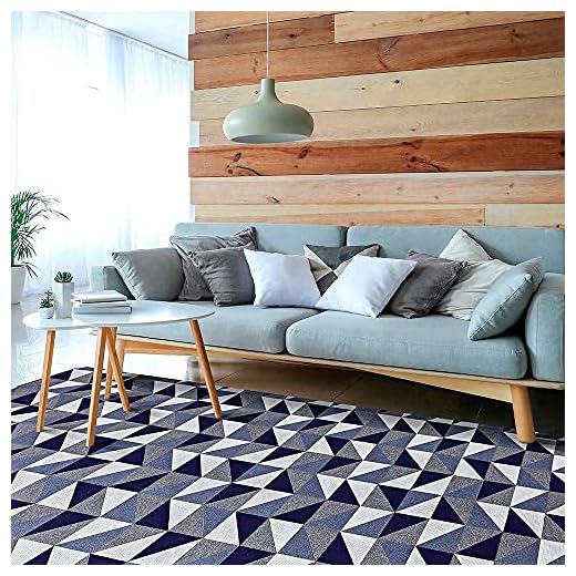 Tapetes para Sala Dallas 1,35m x 2,00m - Marinho