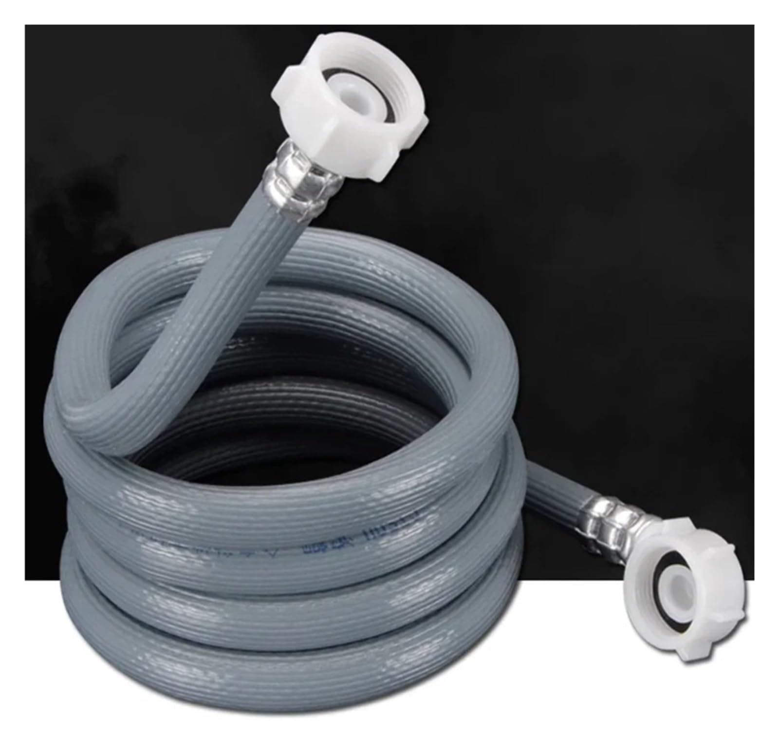 Manguera de Entrada de Agua for lavadoras automáticas de 1,5/2/2,5 m, Manguera de llenado for lavadoras y lavavajillas, Tubo de PVC.(200cm)