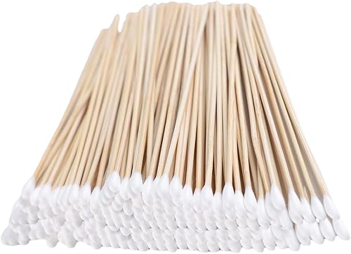 Miniatura 8 de Bastoncillos de algodón para belleza y cuidado personal palillos aplicadores largos con punta de algodón con mango de madera herramienta de limpieza