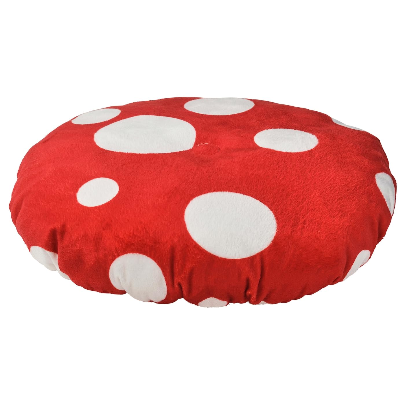 Ikea SKOGSDUVA Stool Cover, Toadstool Shaped/red White-image-4