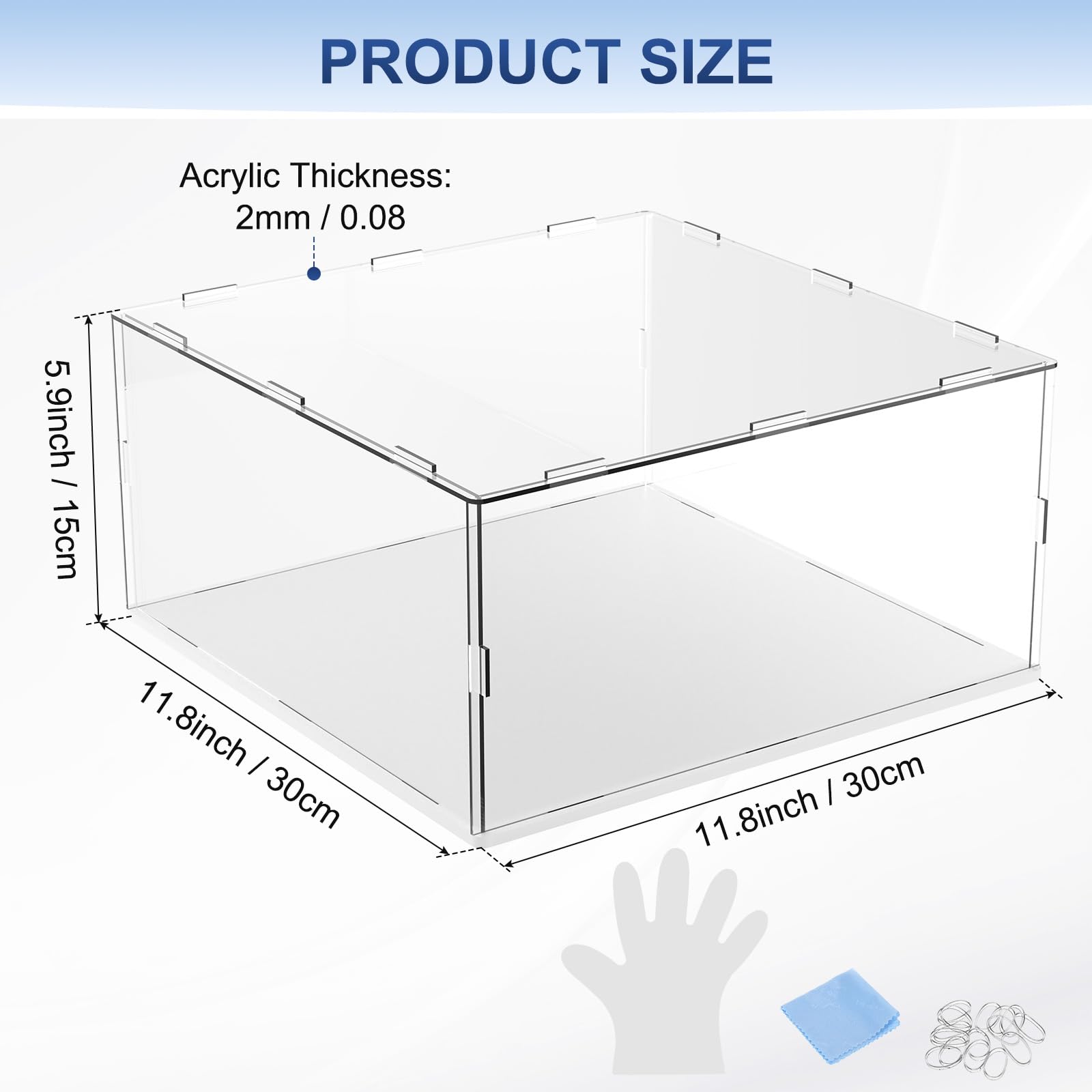 M METERXITY 1-Pack Acrylic Display Case - Image 3