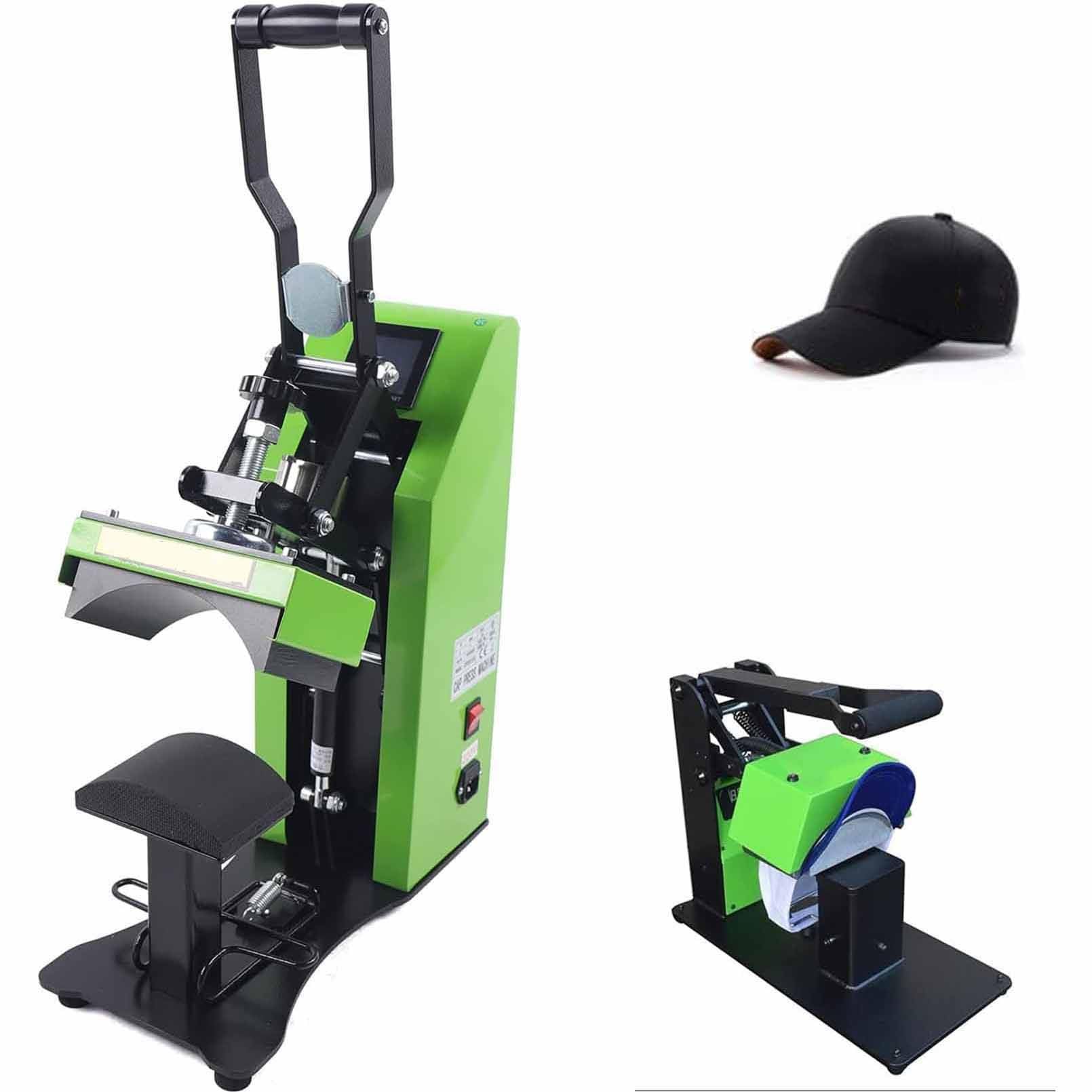 Machine de presse à chaud pour casquettes et transfert thermique de chapeaux 0-250°C