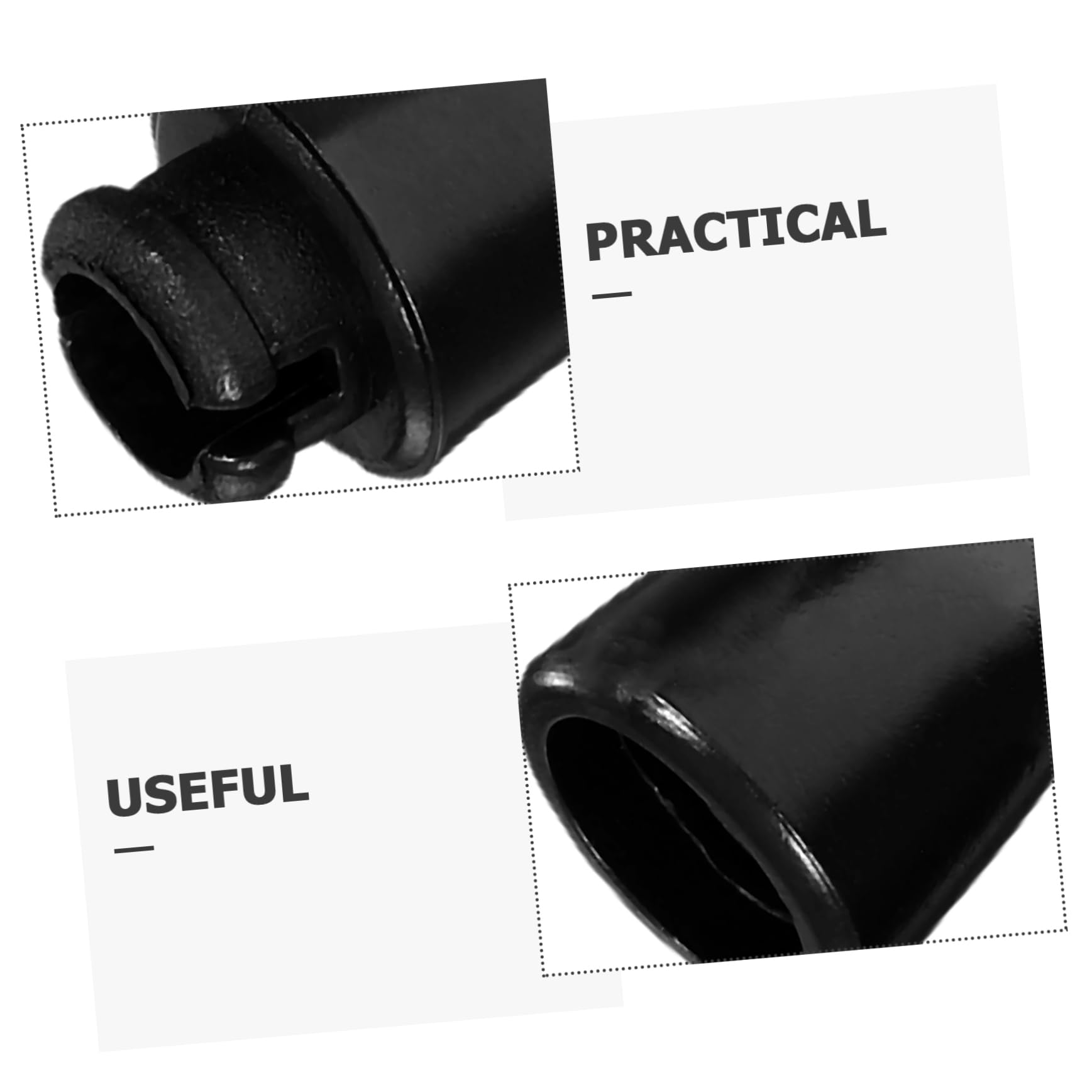 TEHAUX 100Pcs Plastic Cord End Caps for Drawstrings Durable Jewelry Making Findings Scarf Clips Versatile Clothing Wrap Holder Accessories Elegant Decorative Cord Ends