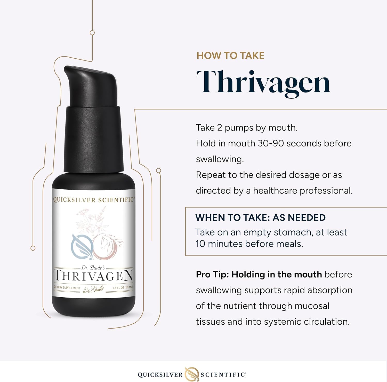 Quicksilver Scientific Thrivagen, Rhodiola and Maca Root, 1.7oz / 50ml — Amazon image 6
