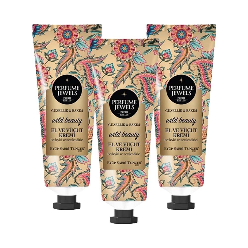 Eyüp Sabri Tuncer Perfume Jewels Wild Beauty El Kremi 50ML x 3