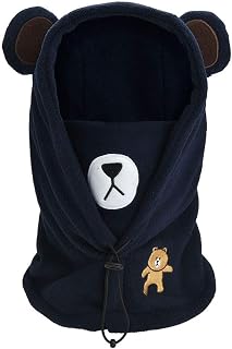 Kids Winter Warm Windproof Balaclava Boys Girls Ski Hat Riding Face Mask Fleece Neck Warmer
