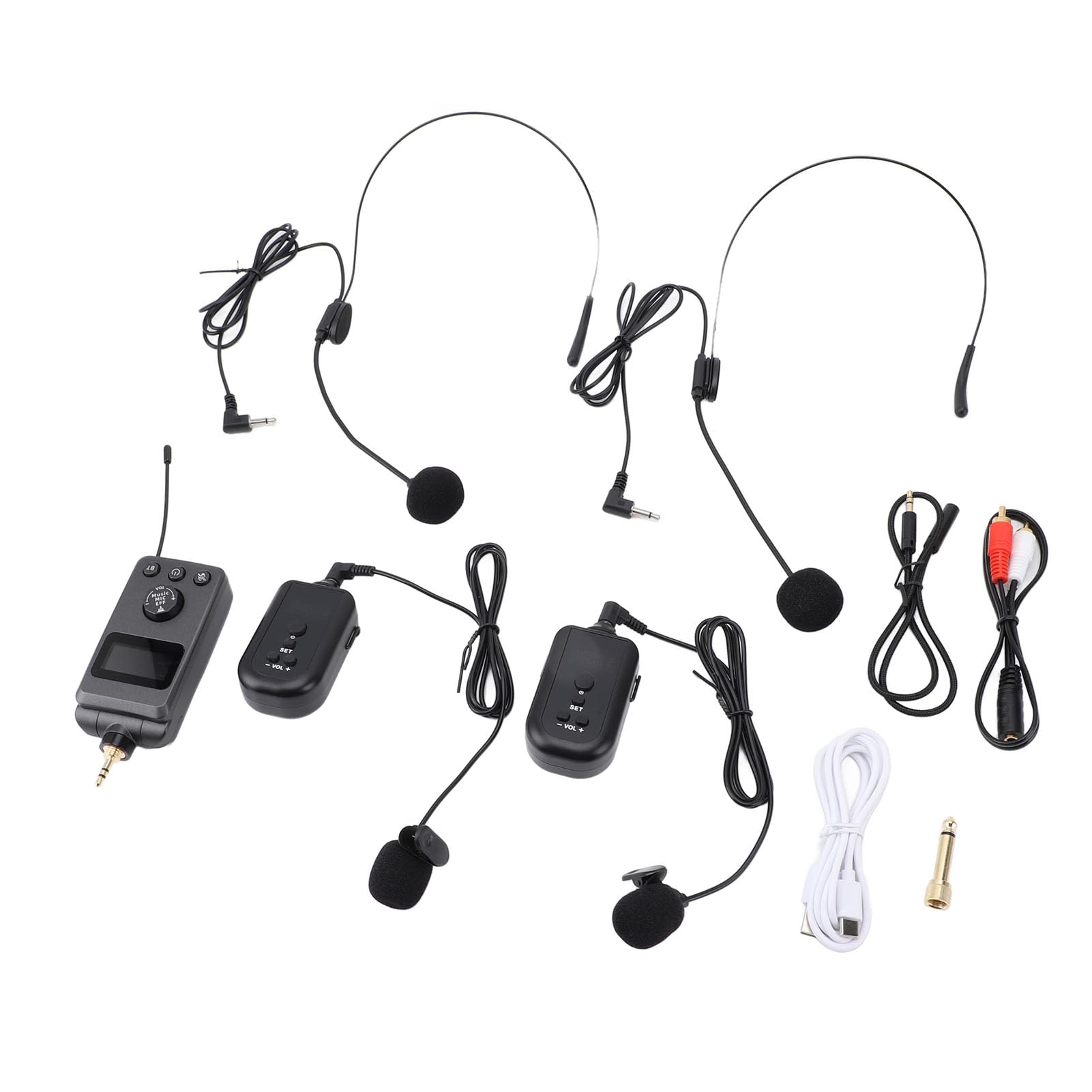 Socobeta Cuffie per Guida Turistica Wireless Portatili con Microfono a Fischio Soppresso per Insegnamento in Classe, Discorsi in Conferenza e Spettacoli